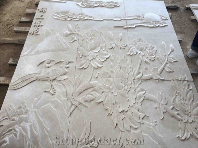 Hand Carving Limestone Sandstone Marble Relief