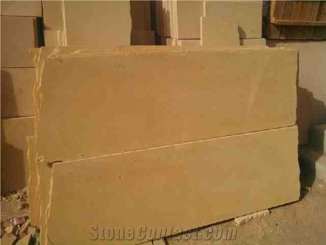 Mango Stone Slabs & Tiles, Pakistan Yellow Sandstone