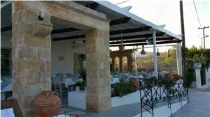 Beige Sandstone Cube Bricks for Walling