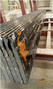 Black Artificial Stone Molding & Border, Skirtings