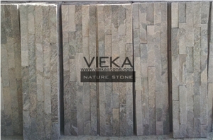 Grey Quartzite China Wall Panel Nature Culture Stone/Stacked Stone/Veneer 60x15cm