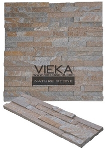 Rusty Quartzite China Wall Panel Nature Culture Stone/Stacked Stone/Veneer 60x15cm rectangle