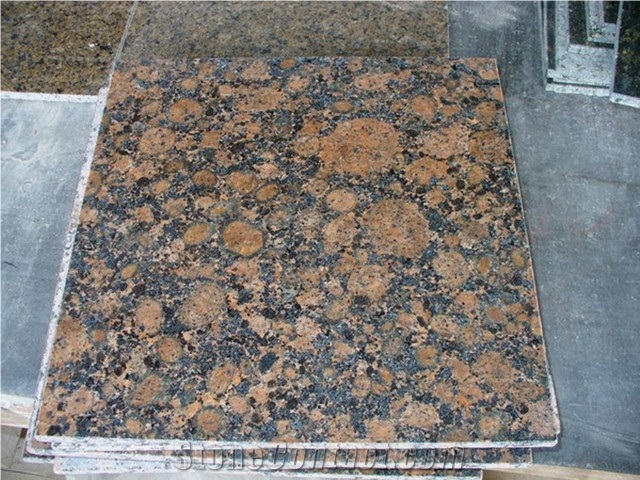 Baltic Brown Granite Wall Tiles Paving, Finland Brown Granite