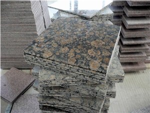 Baltic Brown Granite Wall Tiles Paving, Finland Brown Granite