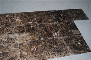 Brown Marble Tile,Dark Emperador Marble Stone Paving Tiles