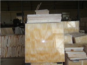 China Cream Jade/Yellow Onyx 305x305x10 Tile for Flooring, Walling Covering