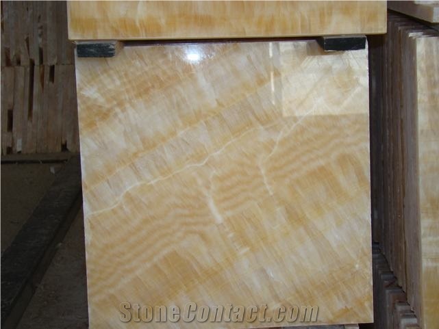 China Cream Jade/Yellow Onyx 305x305x10 Tile for Flooring, Walling