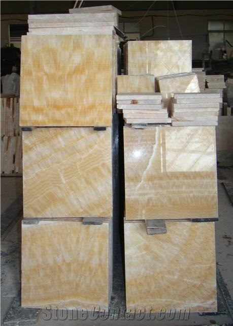 China Cream Jade/Yellow Onyx 305x305x10 Tile for Flooring, Walling