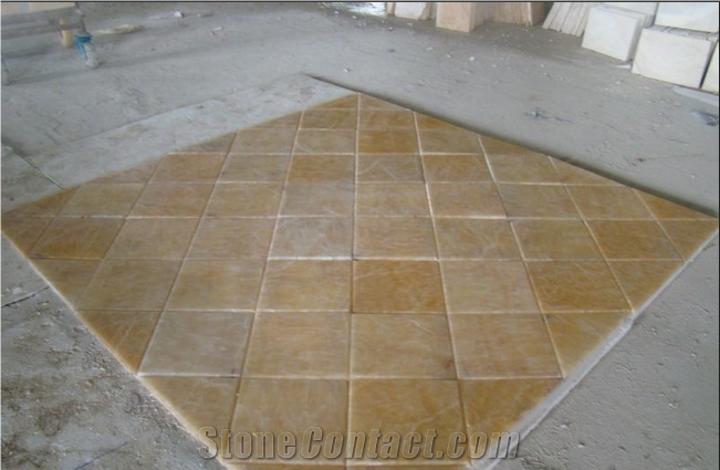 China Cream Jade/Yellow Onyx Tile for Flooring, Walling, Covering, Patterns