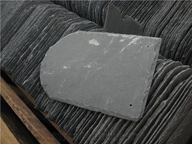 China Green Roof Slate Tile for Roofing