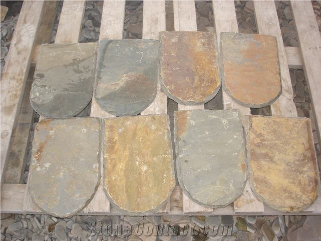China Green Slate Tile for Roofing, Roof Covering, Tile Roof, Roof Coating, Roofing Tiles