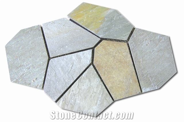 China Grey Slate Mosaic for Flooring, Walling, Covering, Patterns