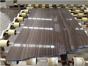 Eramosa Wood Marble Stone Industry,Tobacco Brown Marble Slabs & Tiles