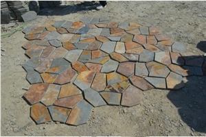 Hebei Rusty Net Slate Mosaic Pattern