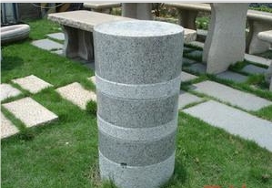 Padang Dark Granite Landscape Stone, China Grey Granite Parking Stone