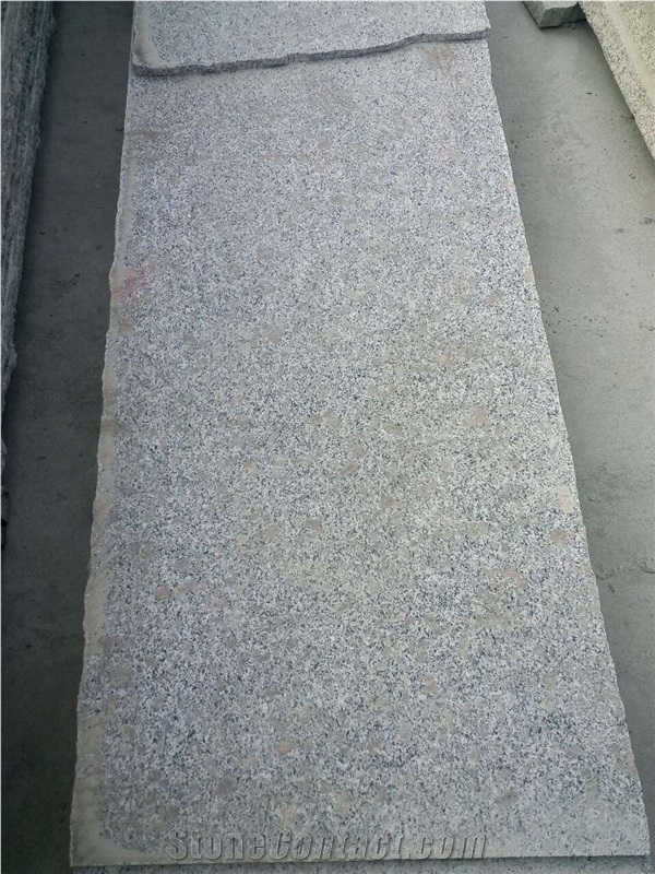 Pearl Flower Granite Thin Slabs, Grey Granite Stairs & Step