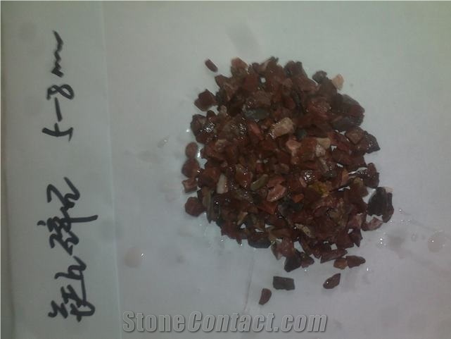 Wellest Super Small Red Color Gravels,Natural Pebble Stone,River Stone