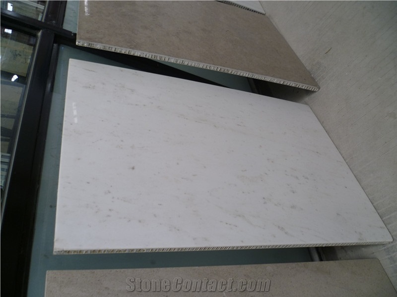 White Marble Composite Aluminium Honeycomb Tile