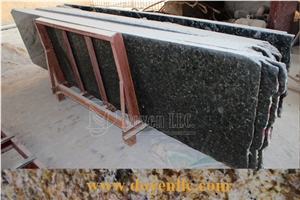 Brazil Butterfly Green Granite Slab for Kitchen Countertops and Tiles