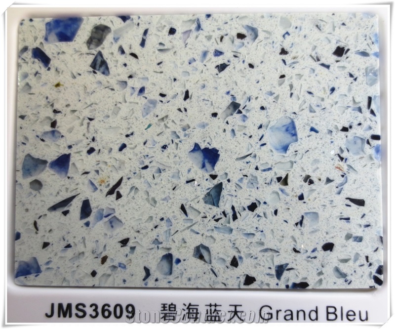 Grand Bleu Multi-Color Quartz Stone Jms-3609
