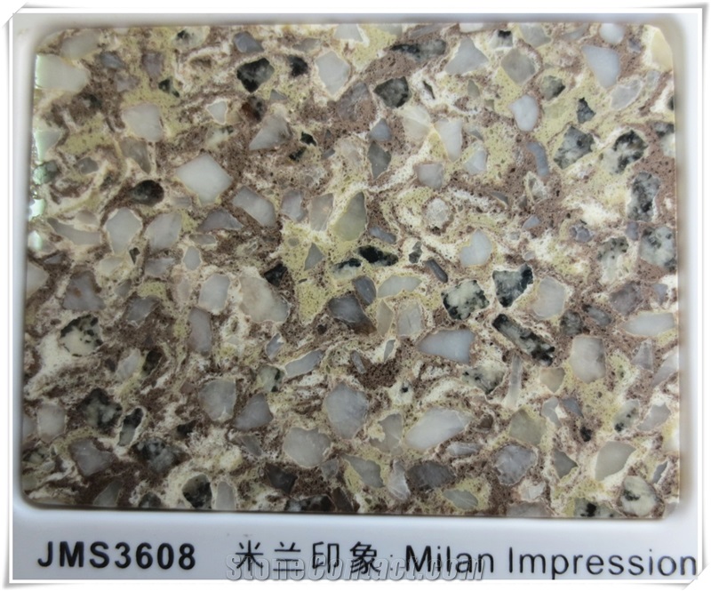 Milan Impression Multi-Color Quartz Stone Jms-3608