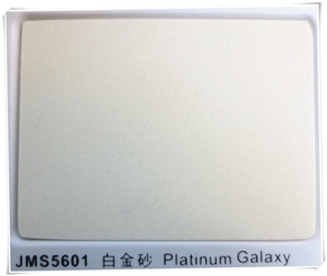 Platinum Galaxy Pure White Quartz Stone Jms-5601