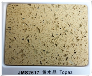 Topaz Single Color Quartz Stone Jms-2617