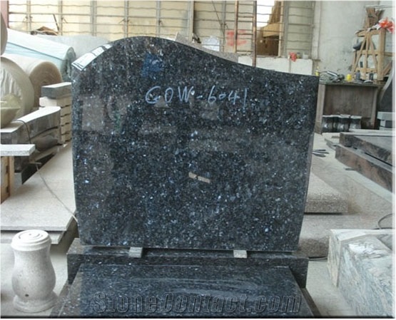 Blue Pearl Granite Monument for Cemetery