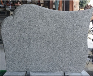 G603 Grey Granite Headstone,G603 Grey Cross Tombstone,Western Style Headstone