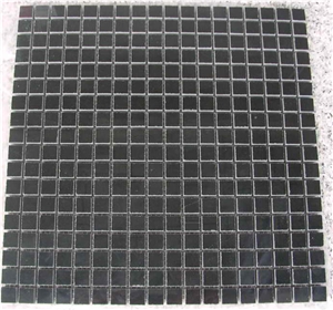 China Black Marble Mosaic,Polished Mosaic