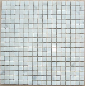 Cloudy White Mable Mosaic,China White Mosaic,Floor Mosaic