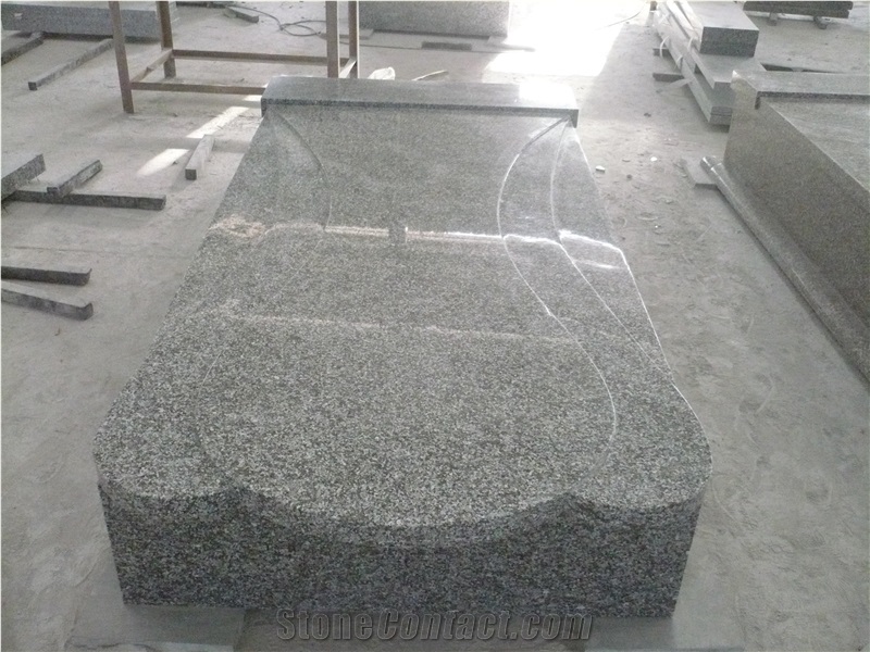 G435 Tombstone,Gravestone,Headstone,China Grey Granite Tombstone