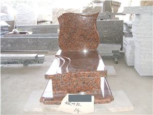 G562 Tombstone,Gravestone,Headstone,China Red Granite Tombstone