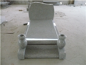 G603 Tombstone,Gravestone,Headstone,China Grey Granite Tombstone