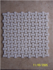 Marble Mosaic,China White Mosaic,Polished Mosaic
