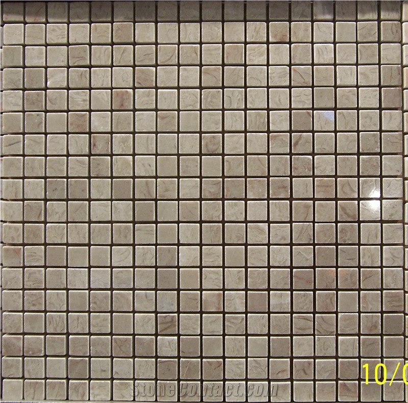 Marble Mosaic,Claudy White Marble,Polished Mosaic