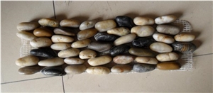 Mixed Stand Pebble Tile,Mesh Pebble,River Stone,Polished Pebbles