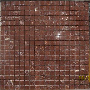 Red Marble Mosaic,China Red Mosaic,Mosaic Pattern