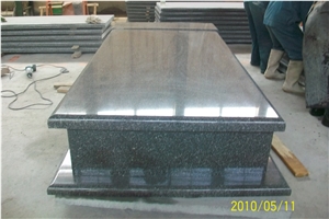 Snow Black Granite Gravestone & Headstone,China Black Granite