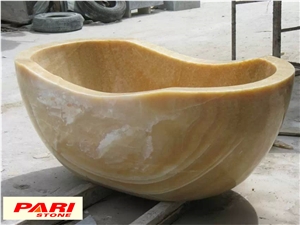 Yellow Onyx Sinks & Basins