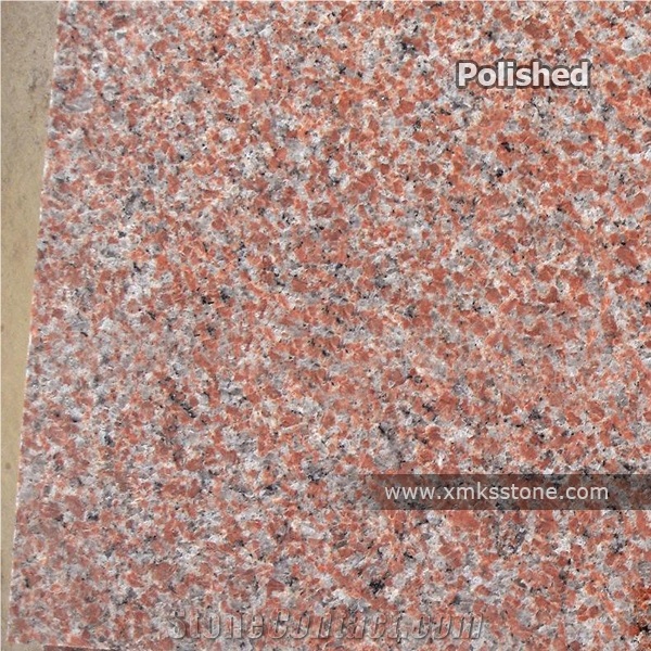 G386 Peninsula Red Stone Island Red Granite Thin Tiles, Cut to Size, Polished/Flamed