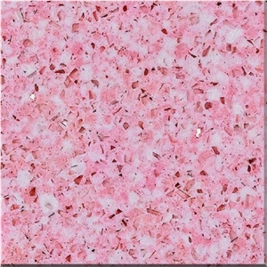Pink Manmade Quartz Artificial Quartz Big Slab, Half Slab, Tiles, Cut to Size, Mh-303/Dream Pink