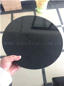 China Absolute Shanxi Black Granite Round Tabletops