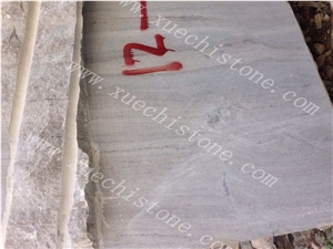 China Cheap White Marble Price for Blocks, Crystal Wood Grain White Marble Block