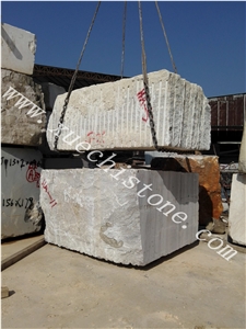 China White Wood Marble Block,Crystal Wood Grain Marble