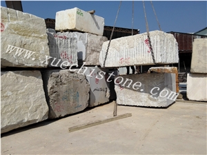 Newest Cheap White Wood Marble, Crystal Wood Grain White Marble Block
