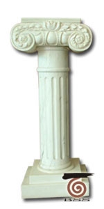 White Marble Pedestal Column, Jade White Marble Column