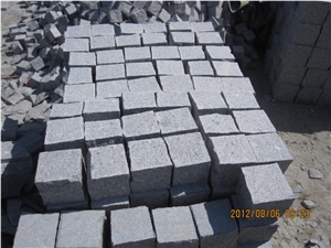 G341 Bottom Rough Flamed Cubes, G341 Granite Cube Stone & Pavers