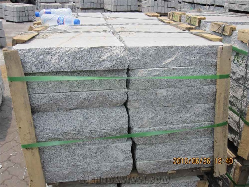 G341 Granite Bush Hammered Slabs, China Grey Granite
