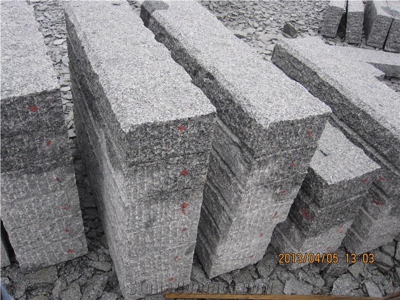 G341 Granite Hand-Made Curbstone with Chamfer